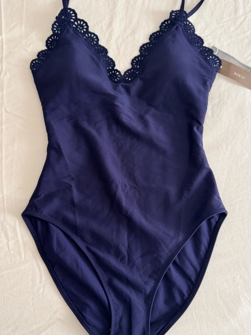 J. Crew Lana eyelet one-piece in Classic Sculpt™